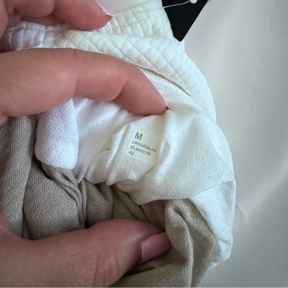 🆕🤍 Lululemon Asia Fit Textured High Rise Flare Track Pant - White - Picture 12 of 16